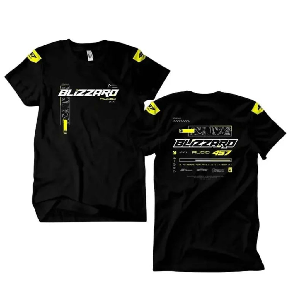 Kaos Blizzard Audio / Baju Distro Blizzard Audio / Pakaian Pria Dan Wanita / Atasan
