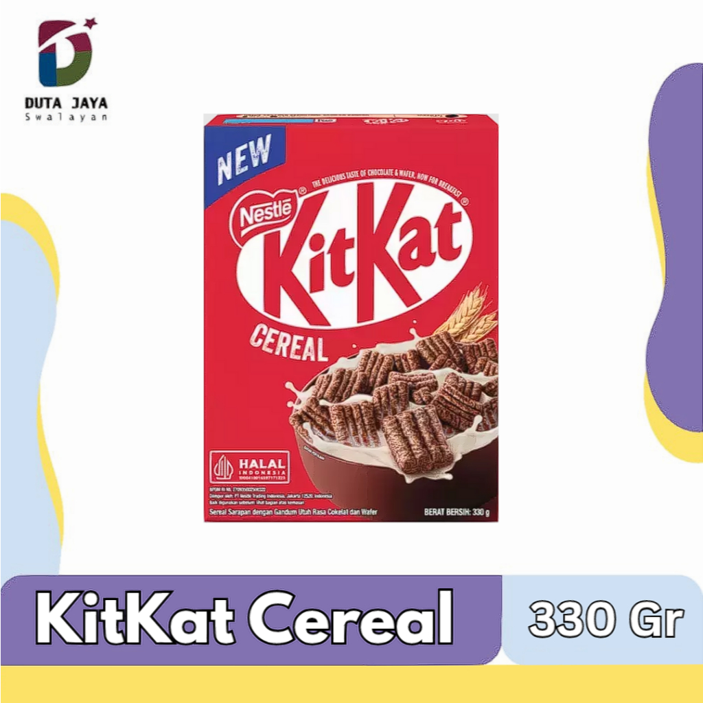 

Baru" KITKAT Cereal 330gr Kualitas Baik