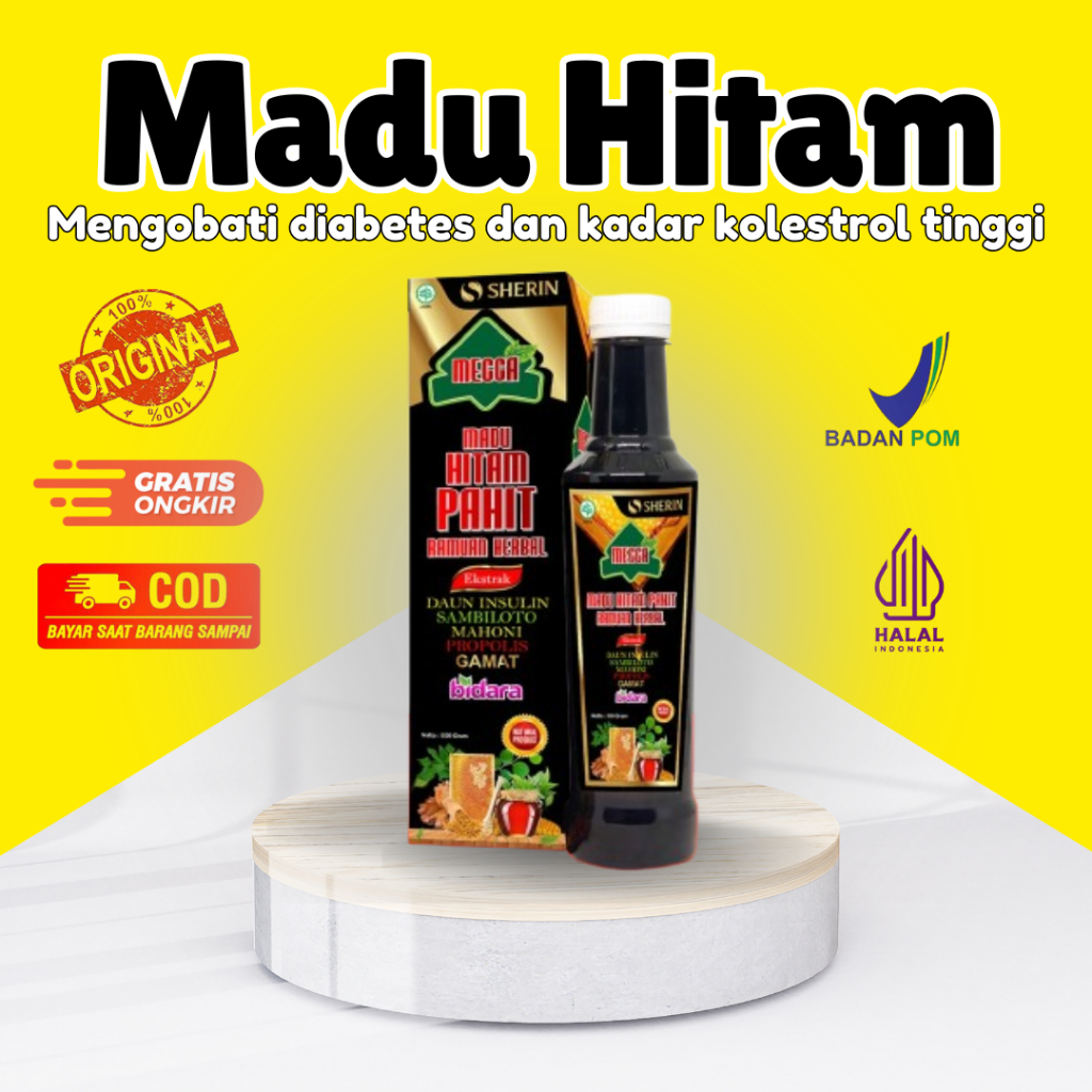 

MADU HITAM PAHIT Original Paket 1 PCS 500GR