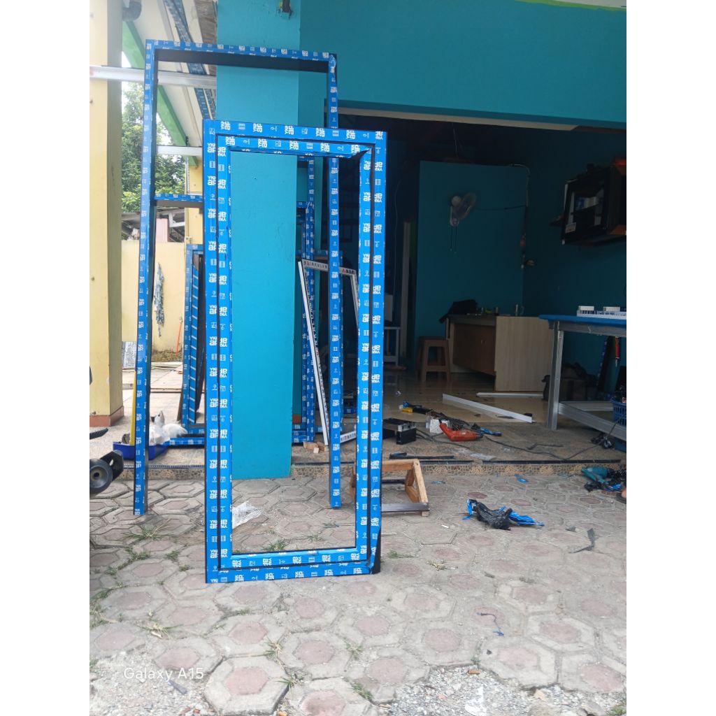 jendela aluminium YKK 4 inch 150x60