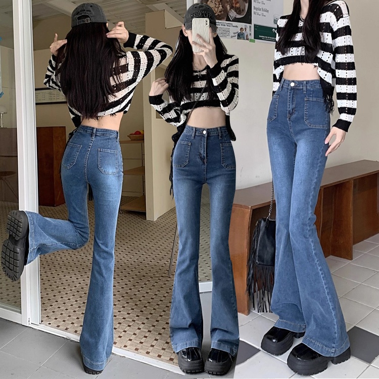 |kekinian.factory| celana jeans wanita panjang Korean style baggy pants premium denim dewasa cewek j