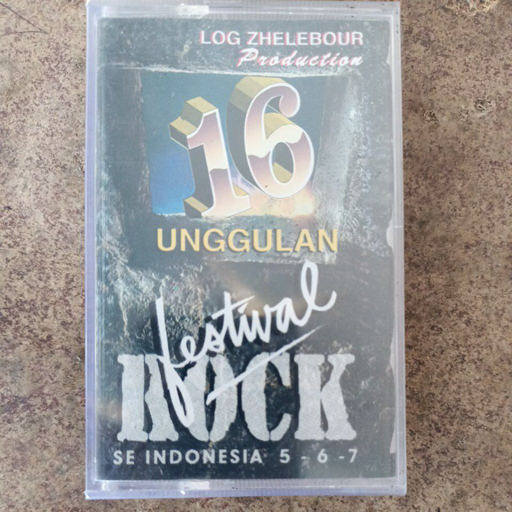Kaset Pita 16 Unggulan Festival Rock (Segel)