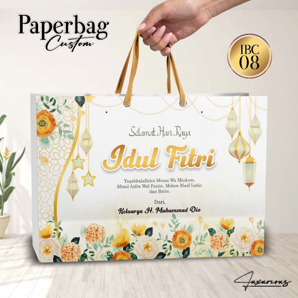 

PAPER BAG CUSTOM - PAPER BAG HAMPERS IBC FULL COLOUR - TAS BINGKISAN MURAH