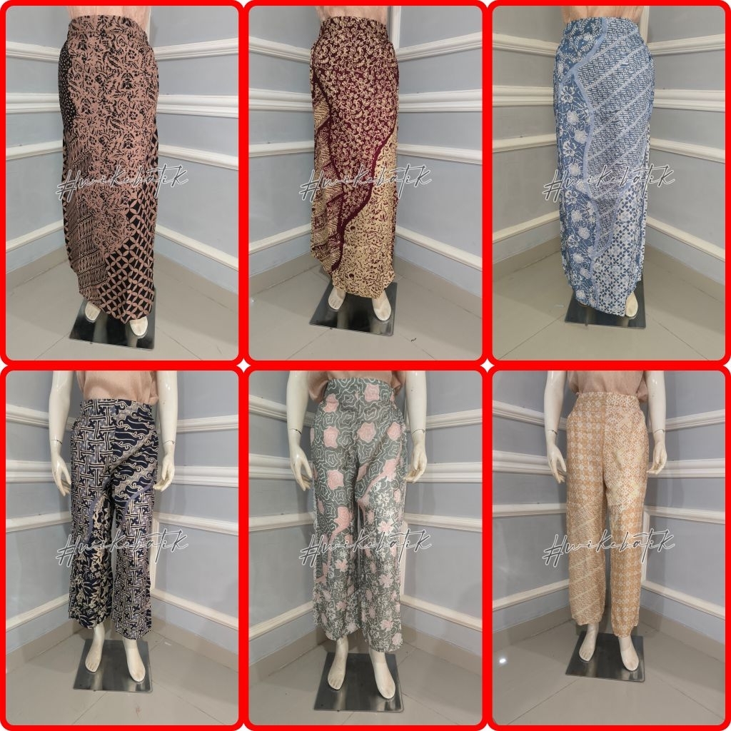 WIKE BATIK | ROK SPAN DAN KULOT MOTIF BAHAN VISCOSE | BATIK TRUSMI