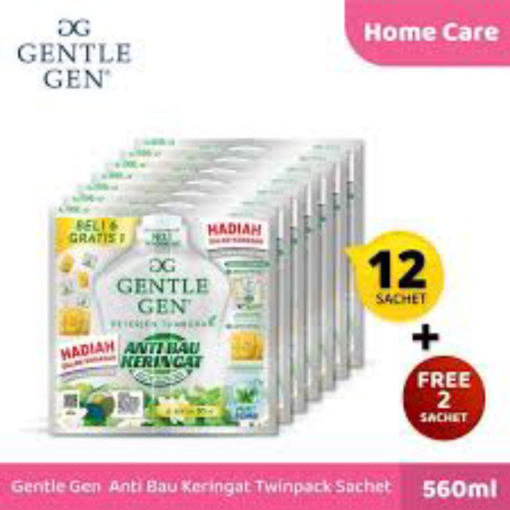 GENTLE GEN DETERJEN CAIR SACHET 1RCG
