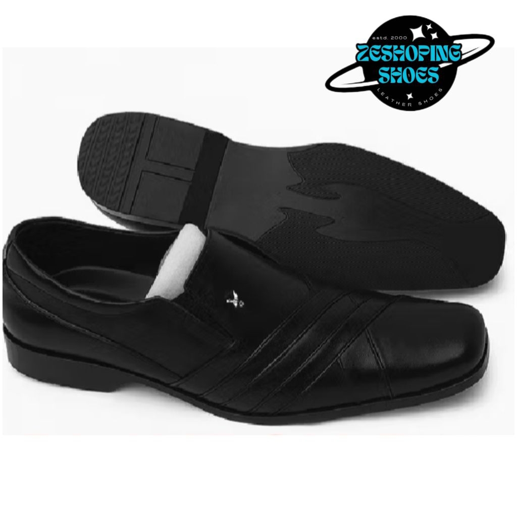 Sepatu Pria Playboy | Playboy Kulit Asli | Pantofel Pria | Pantofel Cowok | Sepatu Formal | Sepatu K