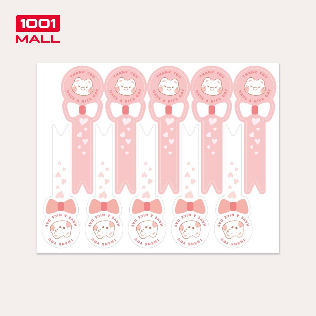

100 pcs Stiker Label Thank You Have A Nice Day