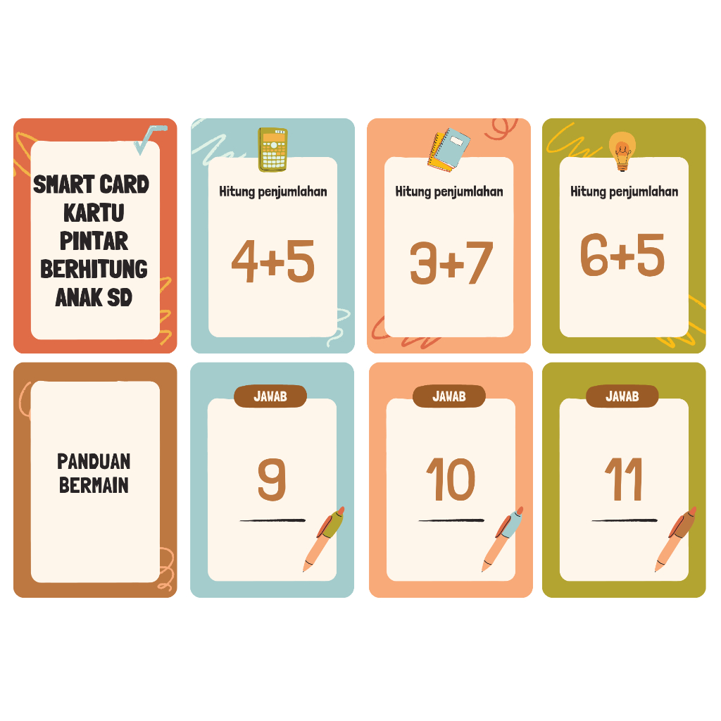 SMART CARD – KARTU PINTAR BERHITUNG ANAK SD