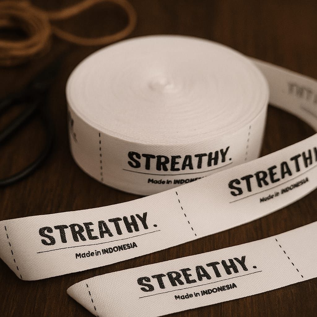 

cetak label pita katun 2 cm