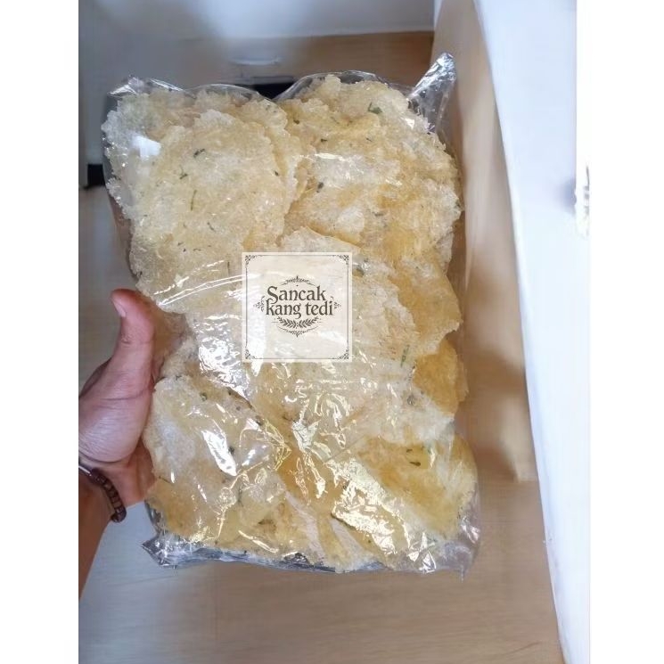 

Kecimpring Singkong Bandung Mentah gurih 1kg bawang daun kiloan kualitas terbaik/Opak Singkong