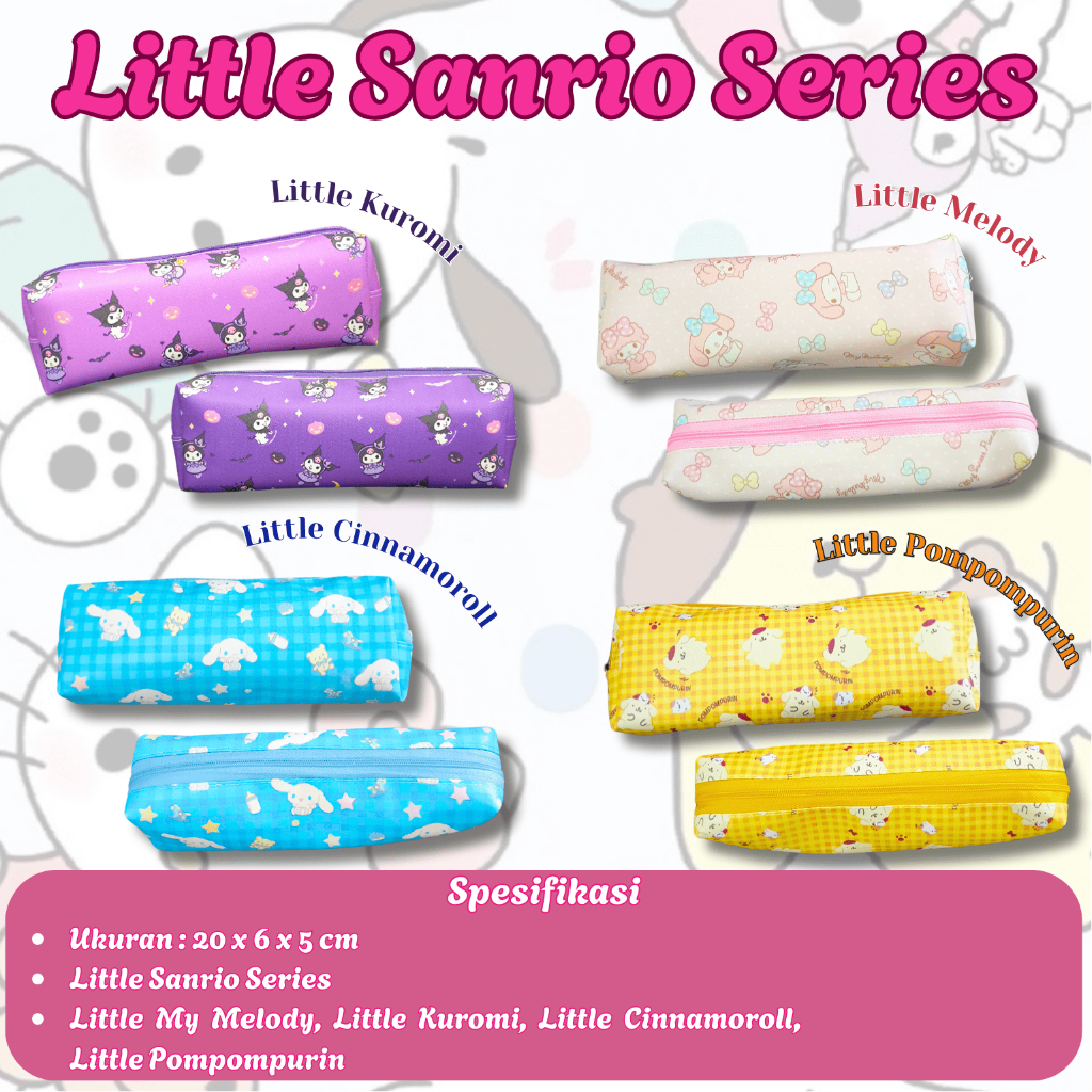 

TCW Pensil case anak tempat pensil Little Kukumi Moroll melodi pompurin pencil case