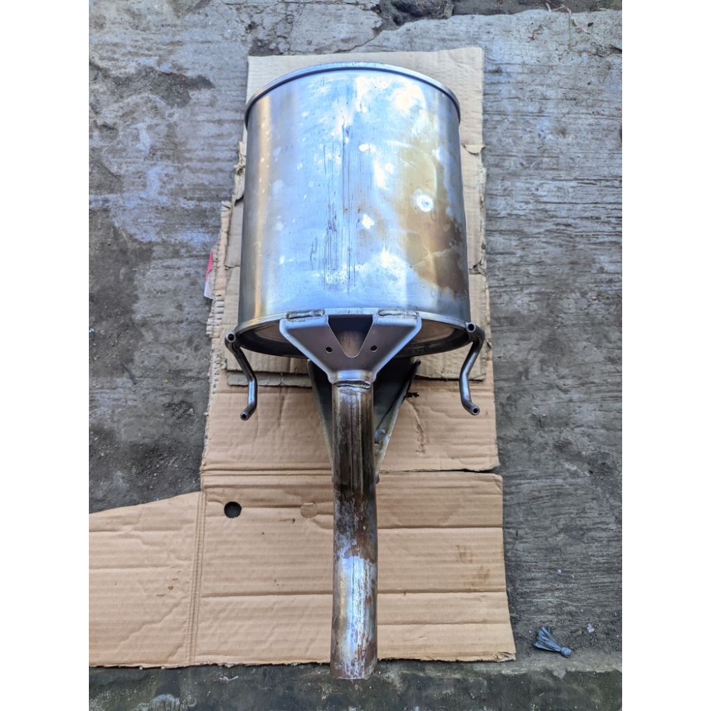 tabung knalpot standar mobil honda city original copotan