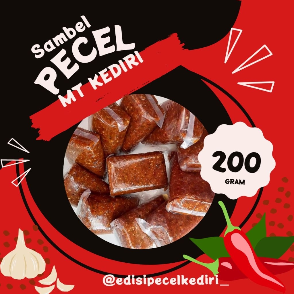 

SAMBEL PECEL KEDIRI (MT) 1 KG ISI 5