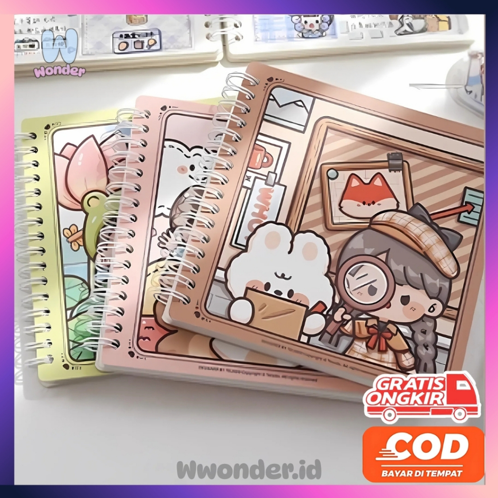 

WW Buku Tulis Jurnaling Aesthetic Notebook Hardcover Mini Edisi DODOJAM - TLD49