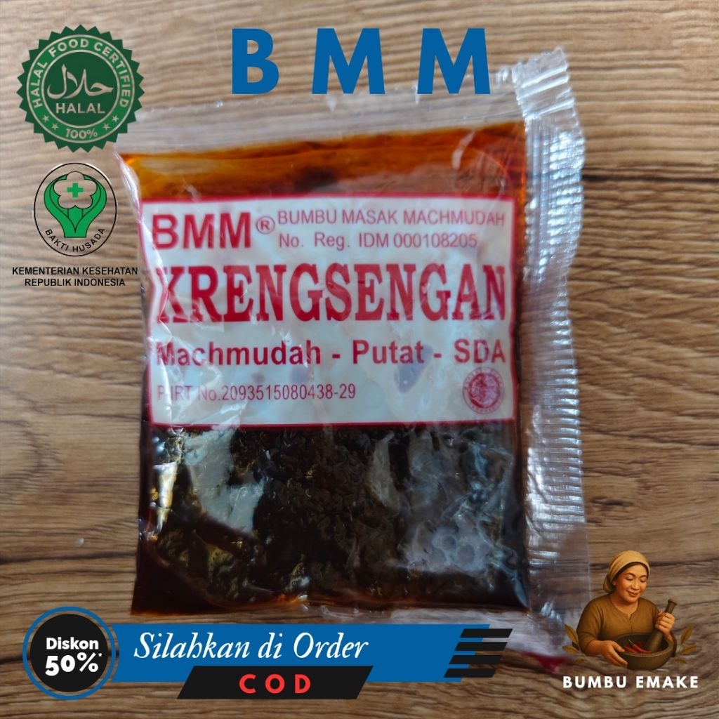 

BMM - Bumbu KRENGSENGAN - Bumbu Masak Machmudah Asli dari PUTAT SIDOARJO