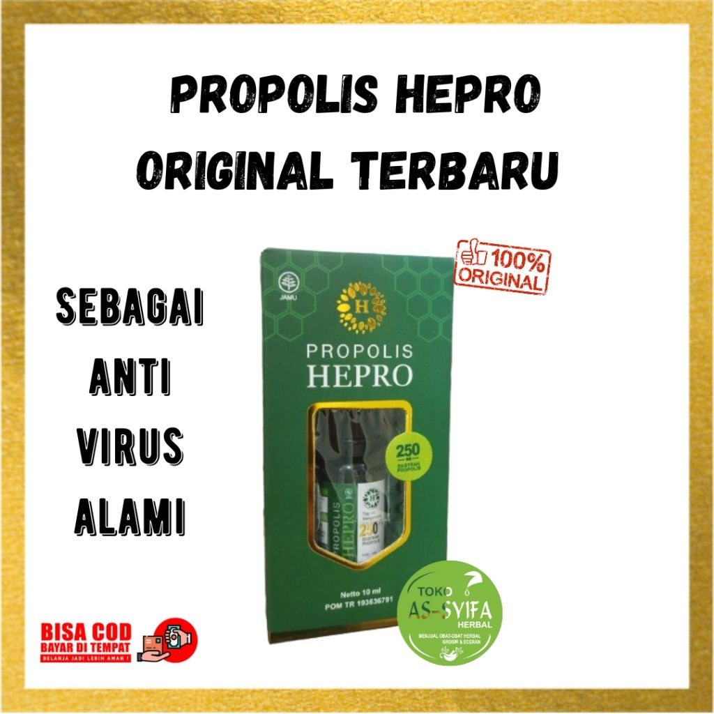 Propolis Hepro Original 10 ml Garansi ASLI Propolis Trigona