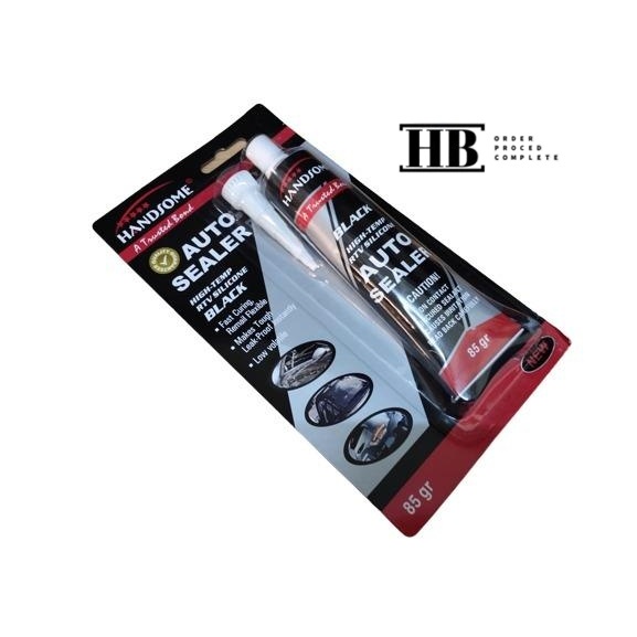 

LEM HANDSOME 85GR/AUTO SEALER SEALANT/LEM KACA/RUBBER HITAM - HARAPAN BARU888