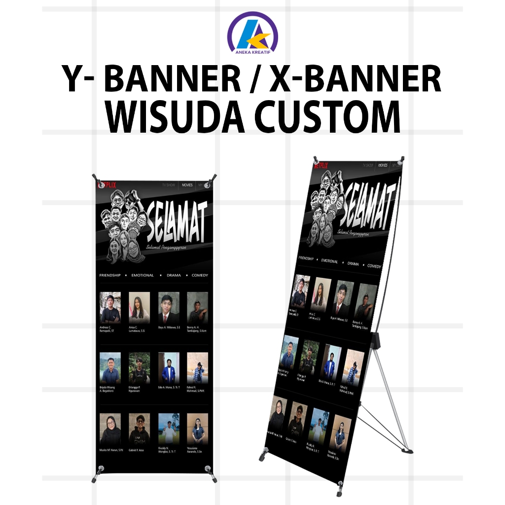 X-BANNER WISUDA - Y-BANNER WISUDA