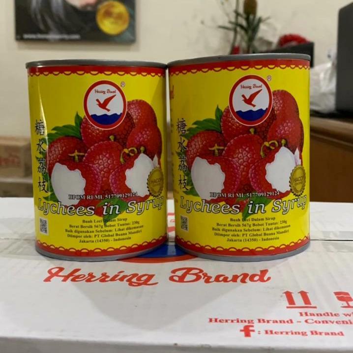 

LYCHEE CAN II BUAH LECI KALENG / BUAH KALENG LECI - HERRING BRAND