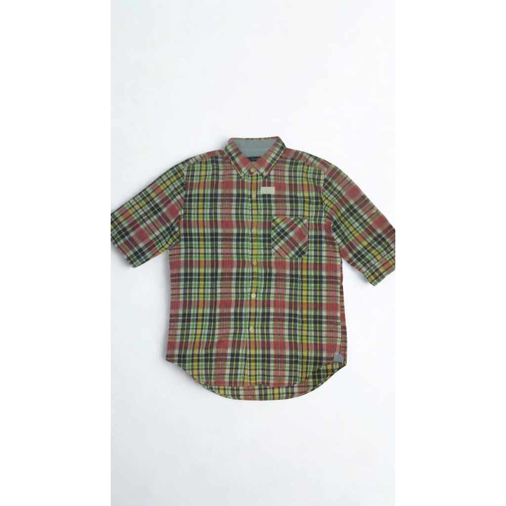 Kemeja Wanita Motif Kotak-Kotak Merk Rageblue Preloved