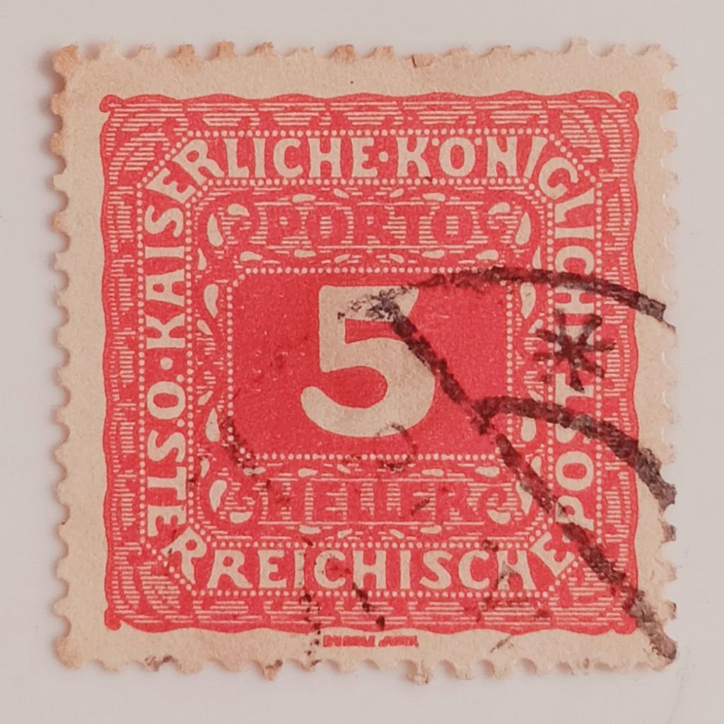 

(AD) Perangko Austria 1916 Postage Due 1916 - Digit in Octagon 5 heller Used