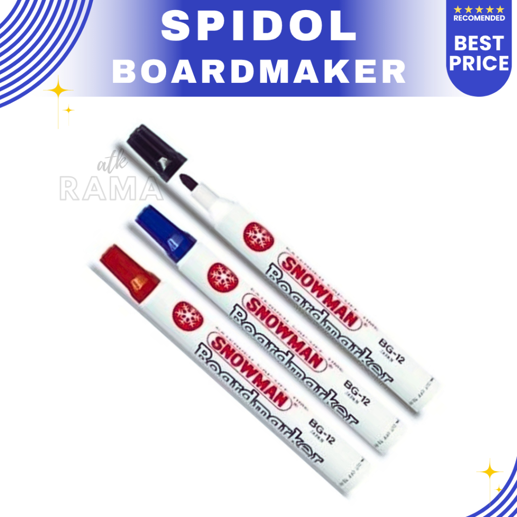 

Spidol Papan Tulis Snowman BG12 / Snowman Whiteboard Marker BG-12