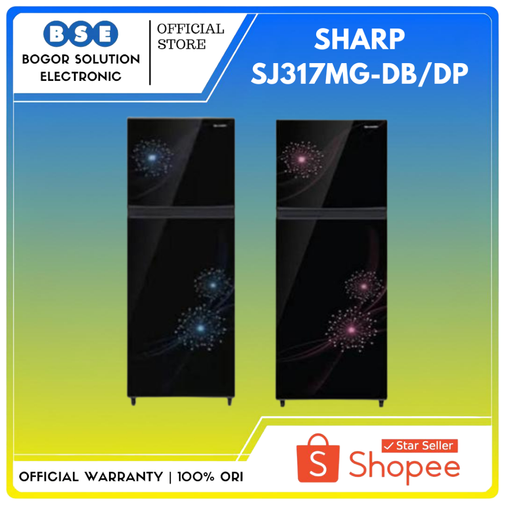 SHARP SJ317MG // SHARP SJ-317MG Kulkas 2 Pintu 237L Sharp SJ 317 MG