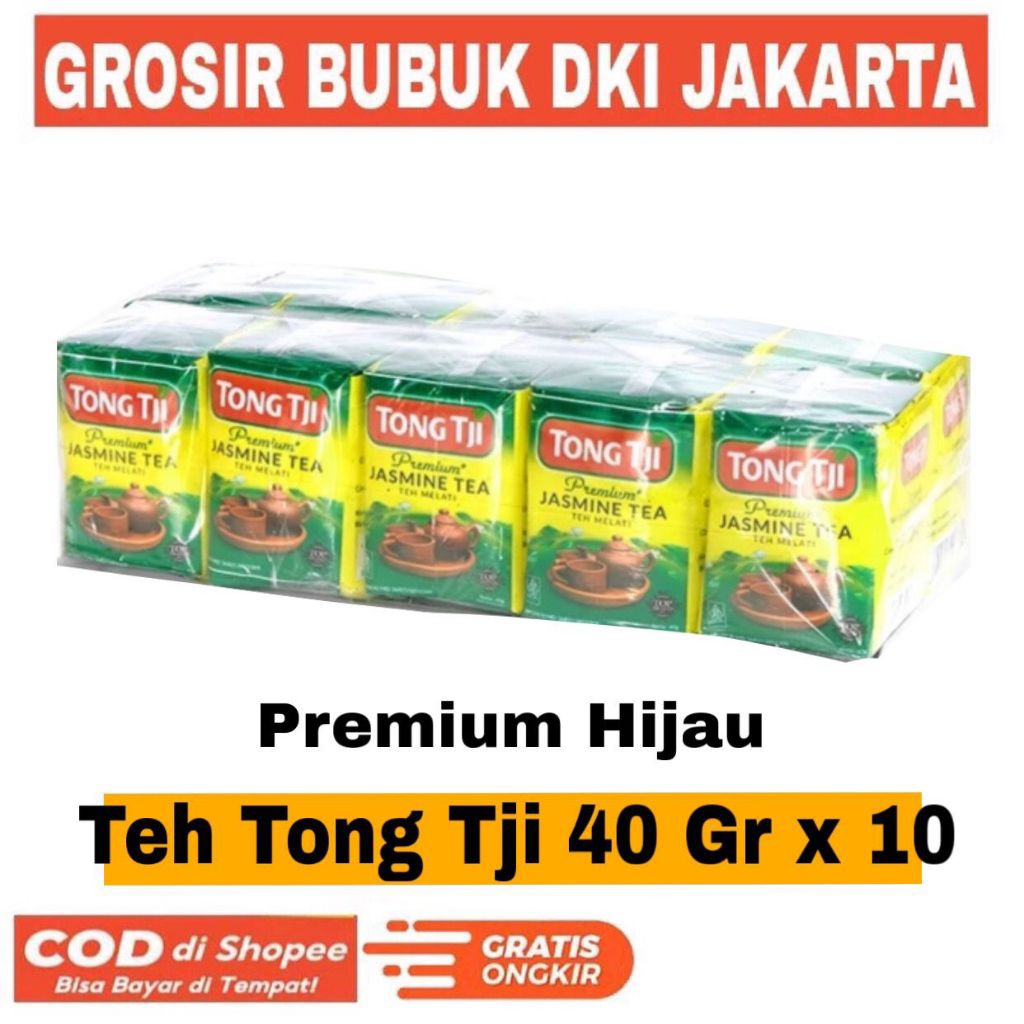 

Teh Tong Tji Hijau Premium 40gr isi 10 Bungkus Teh Tong ji wangi