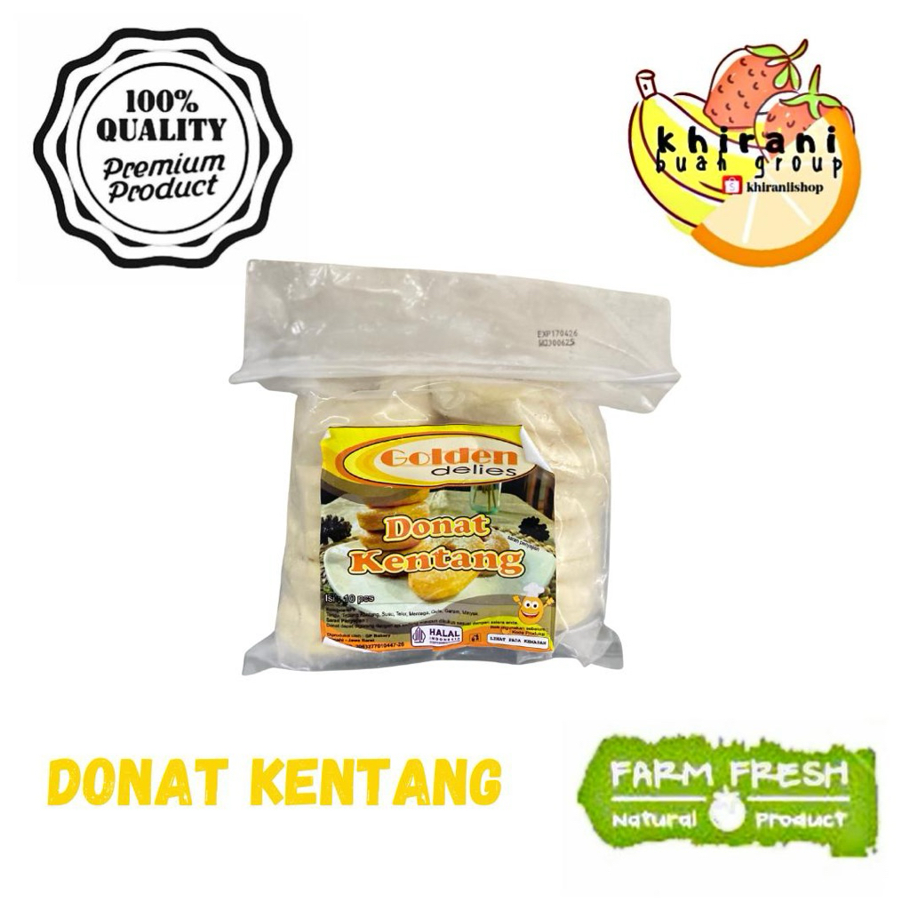 

Frozen Food - Donat Kentang 10 pcs