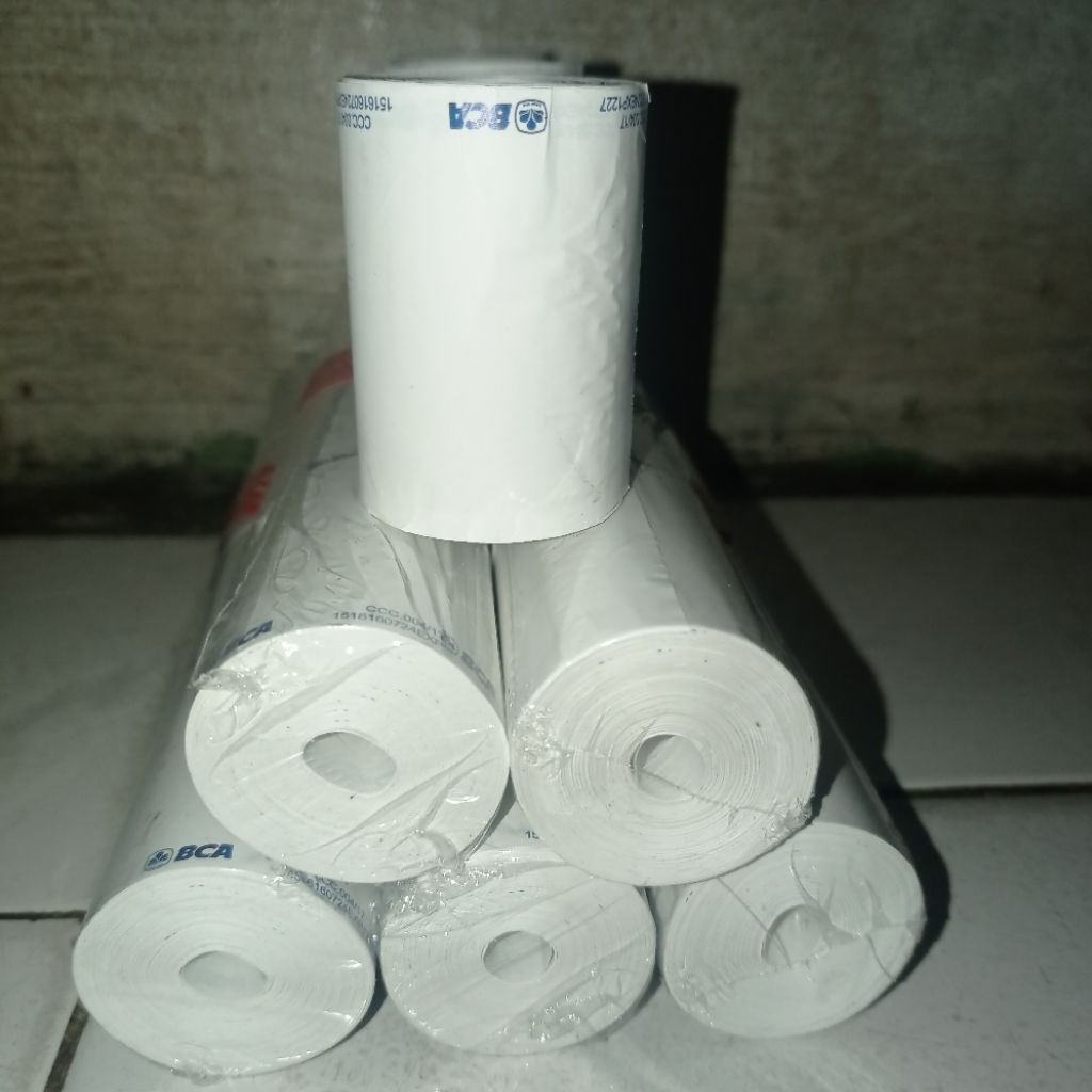 

kertas roll thermal 58mm BCA kualitas bagus dan terpercaya