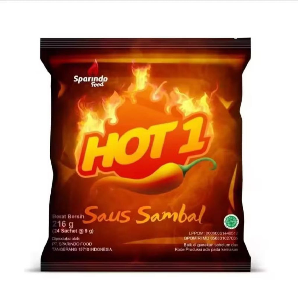 

Saos hot 1 sachet isi 24pcs
