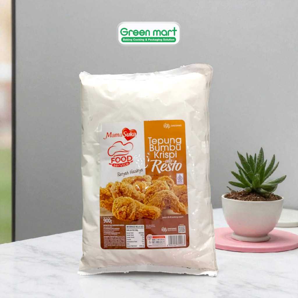 

Mamasuka Tepung Bumbu Krispi Ala Resto 900 Gram Tepung Kentucky Crispy. 8371