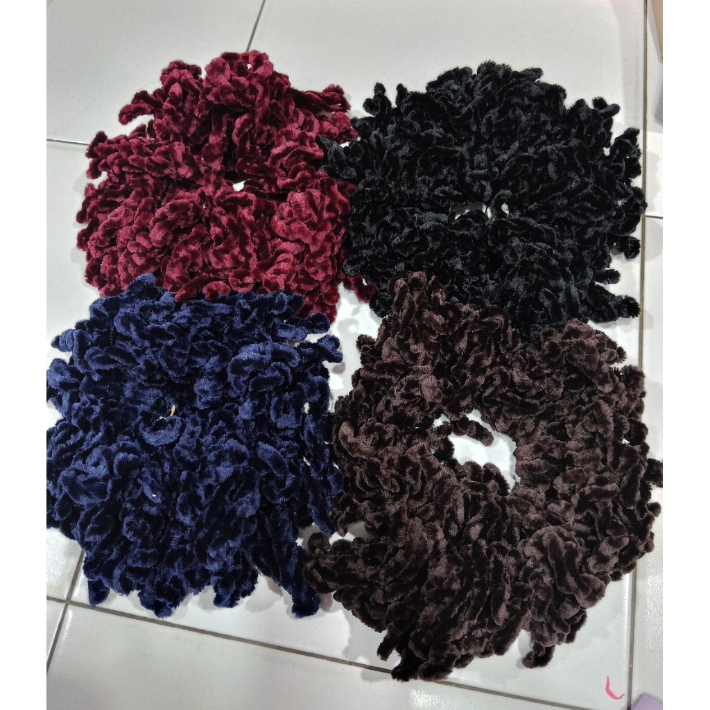 karet cepol rambut cendol