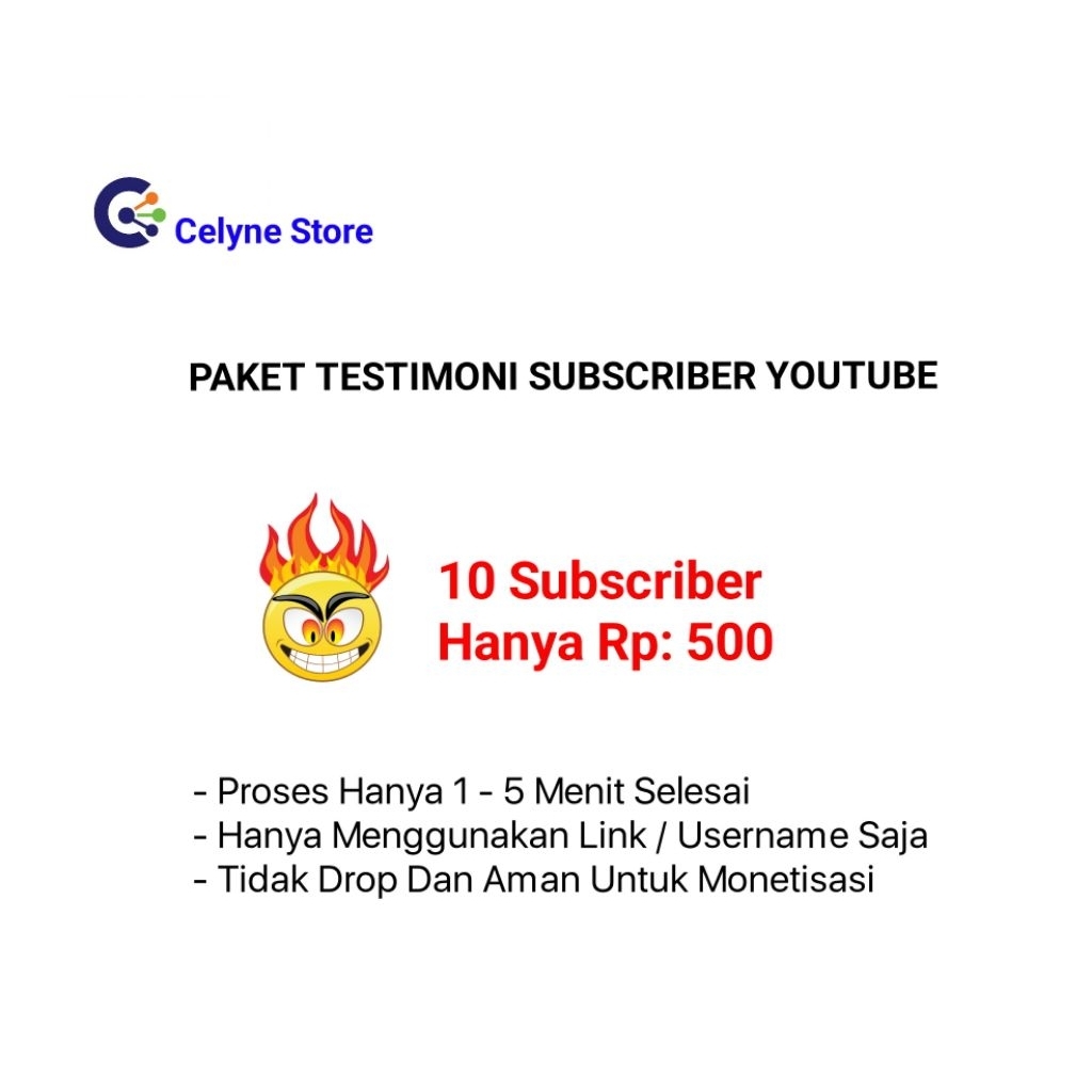 Jasa Subscribe Youtube Permanent Instant