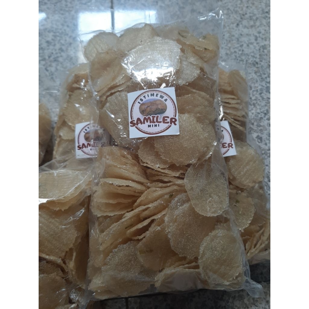

Keripik Samiler/ Keripik Singkong mentah 500 gr