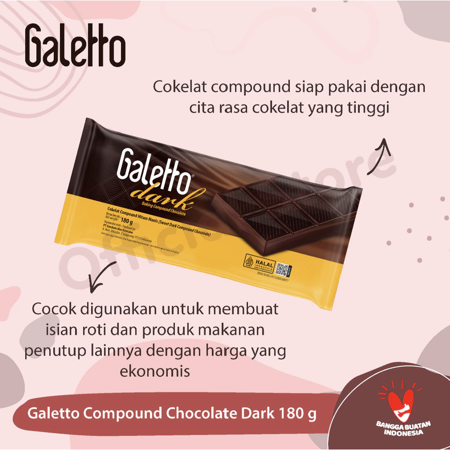 

GALETTO DARK CHOCOLATE 24pcs x 180gr