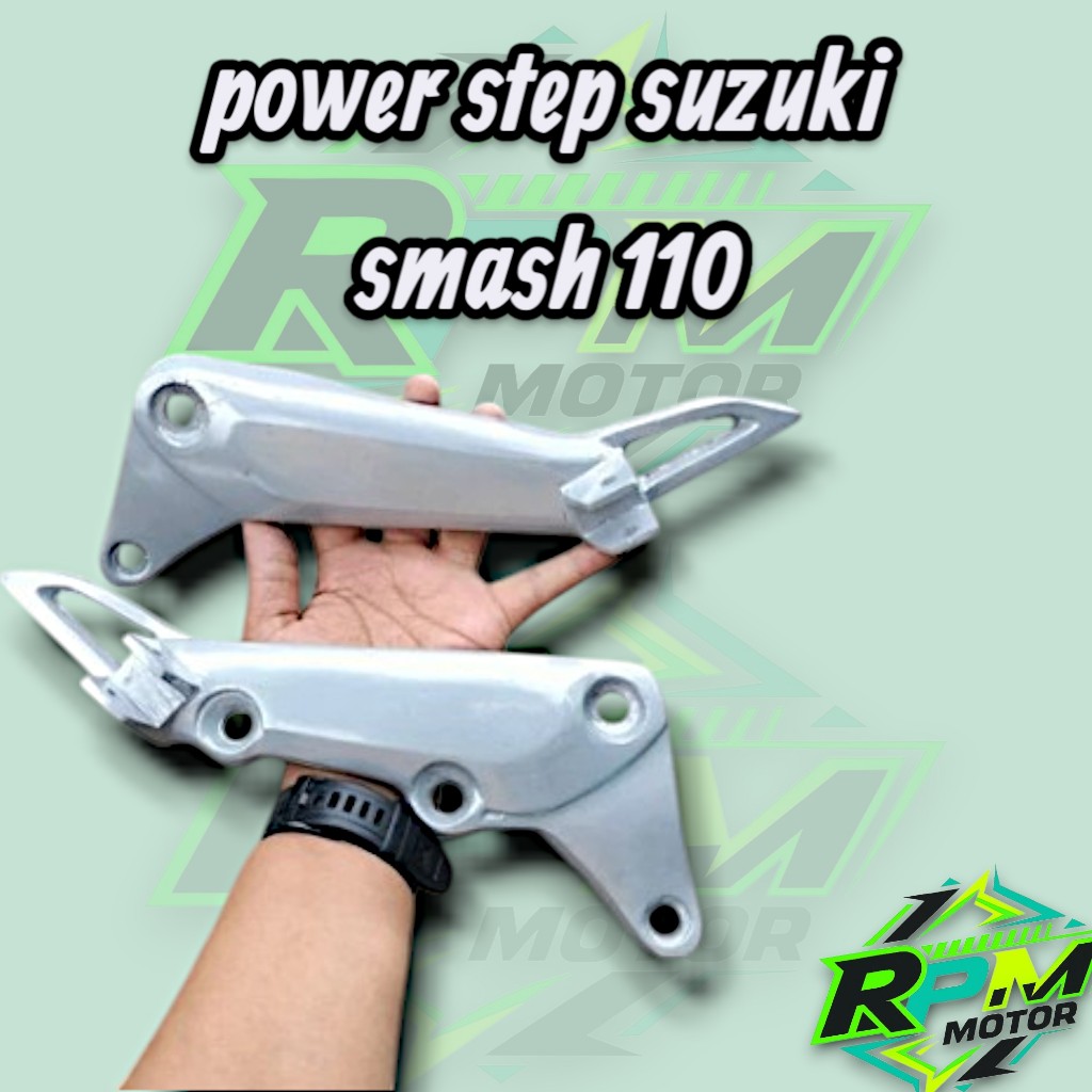 power footstep smash power suzuki smash power foot step bastep belakang smash OLD model ori