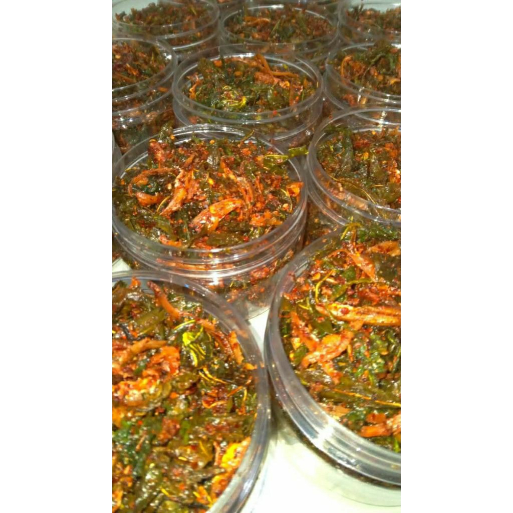 

Sambal kering teri & pucuk ubi