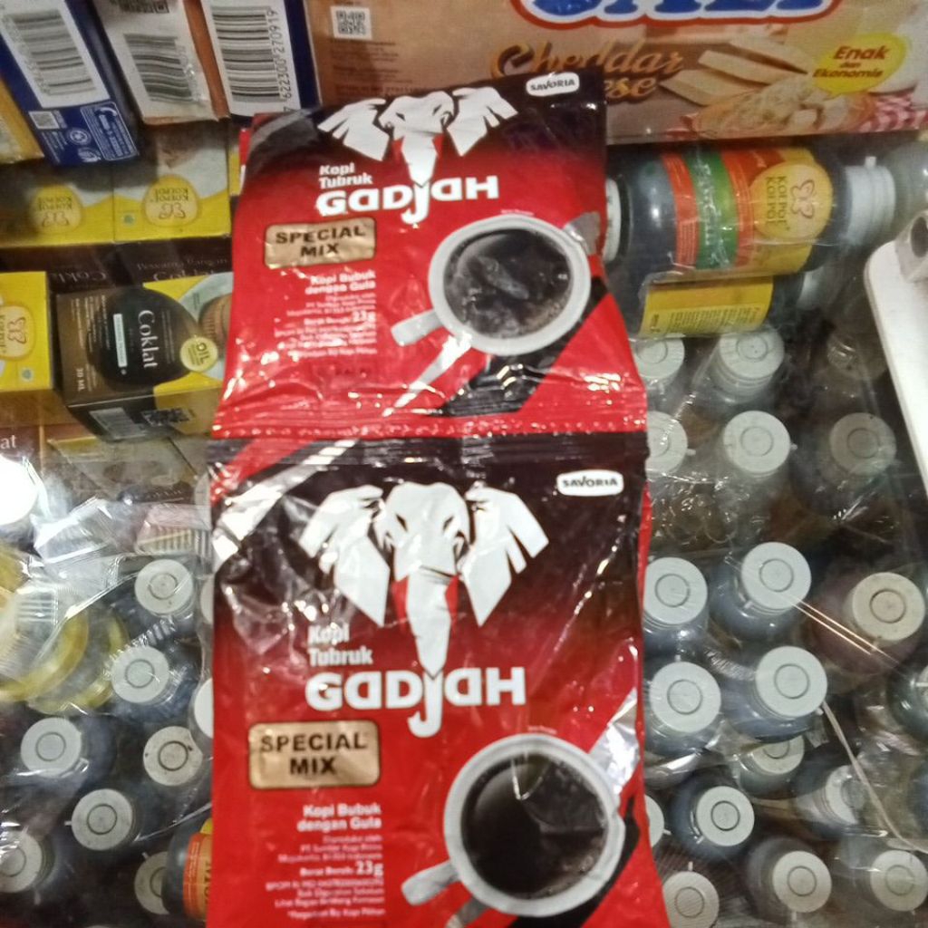 

kopi tubruk gadjah/gajah mix isi 10