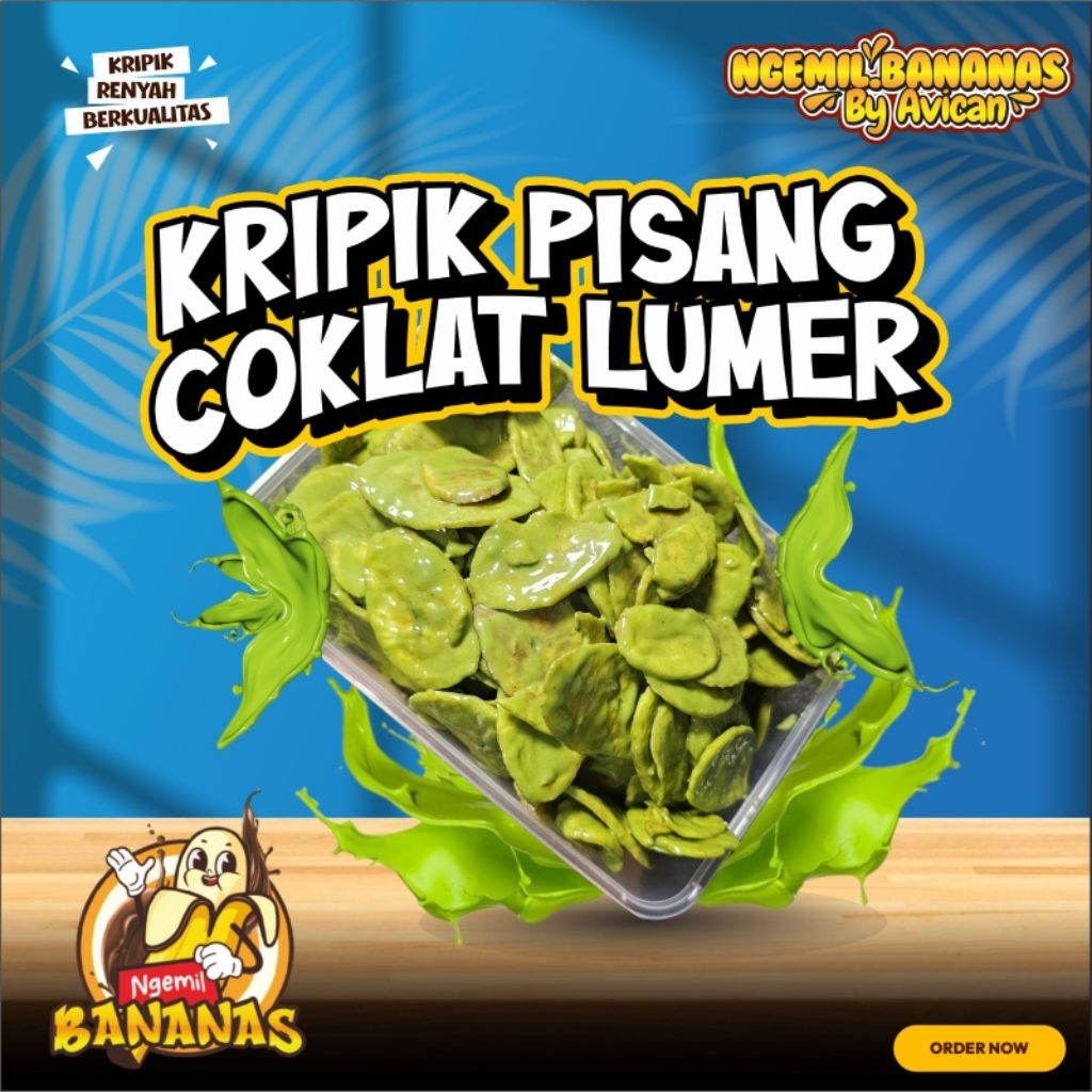 

KRIPIK PISANG LUMER KRISPY VARIAN MATCHA KEMASAN 170gr 260gr 500gr