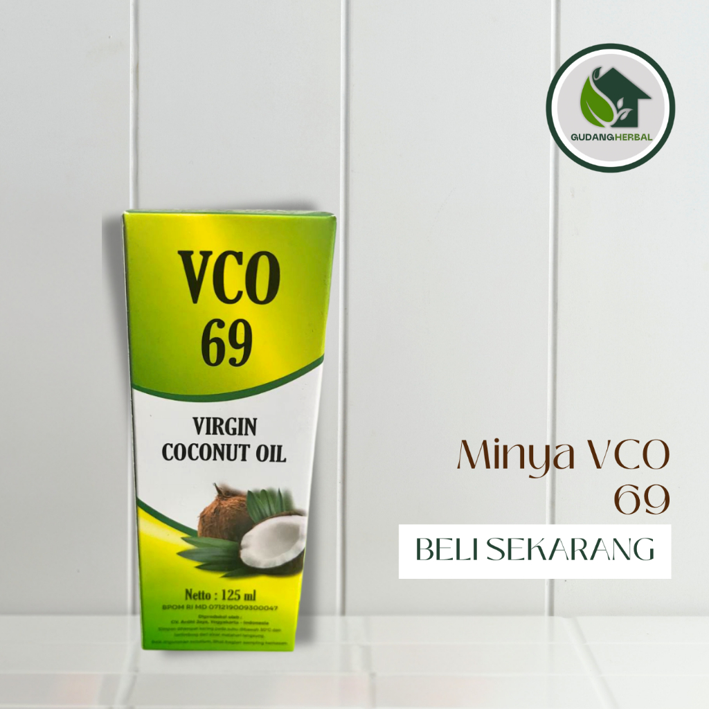 

Vco 69 Coconut Oil Extra Virgin | Minyak Kelapa murni - 125ml