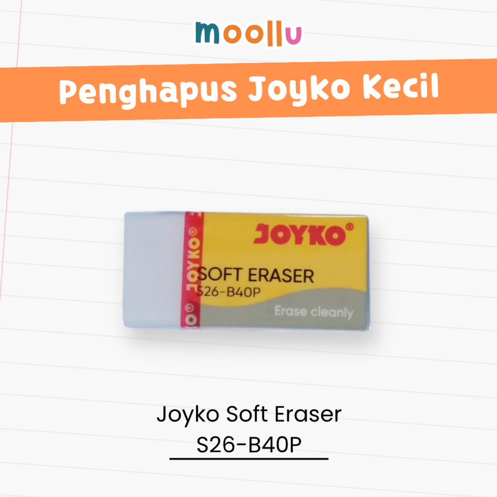 

Dapat 5 Penghapus Joyko Kecil Soft Eraser Penghapus Pensil Penghapus Putih Penghapus Merk Joyko