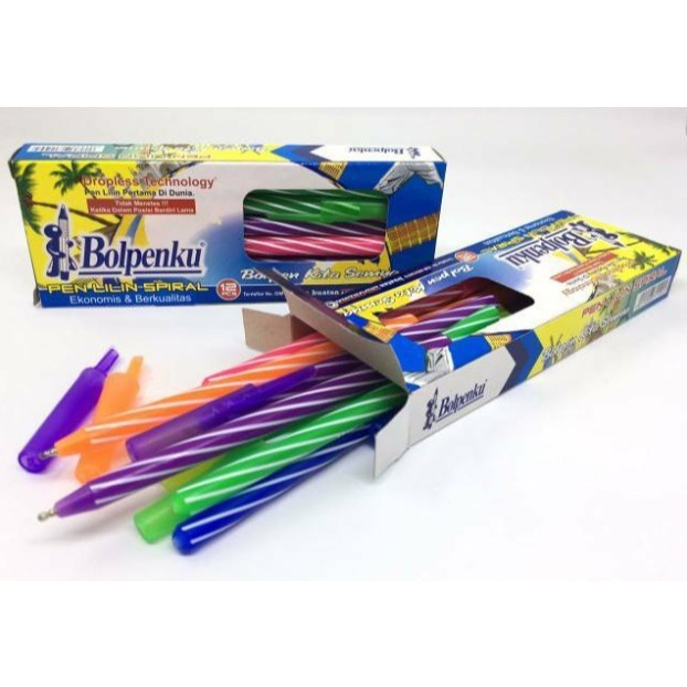 

Pulpen Pen Ballpoint Balpen Pena Bolpenku QUEEN'S C6000 Extra Fine Hitam satuan lilin grip