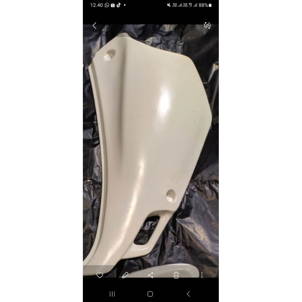 COVER BODY TERAIL HYOSUNG BOSOWA/RX125 < KIRI>