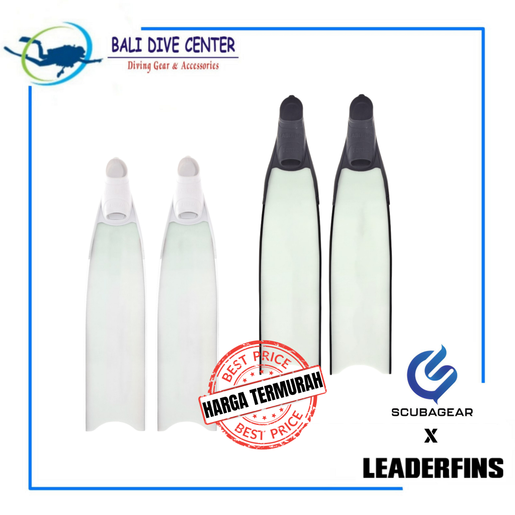 Long Fins Fiberglass Epoxy Ice - Freediving & Spearfishing