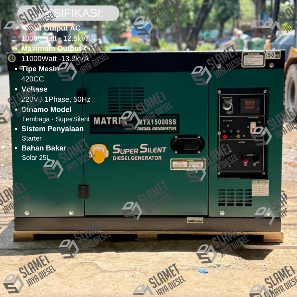 Genset SuperSilent Matrix MTX15000SS - 11000Watt
