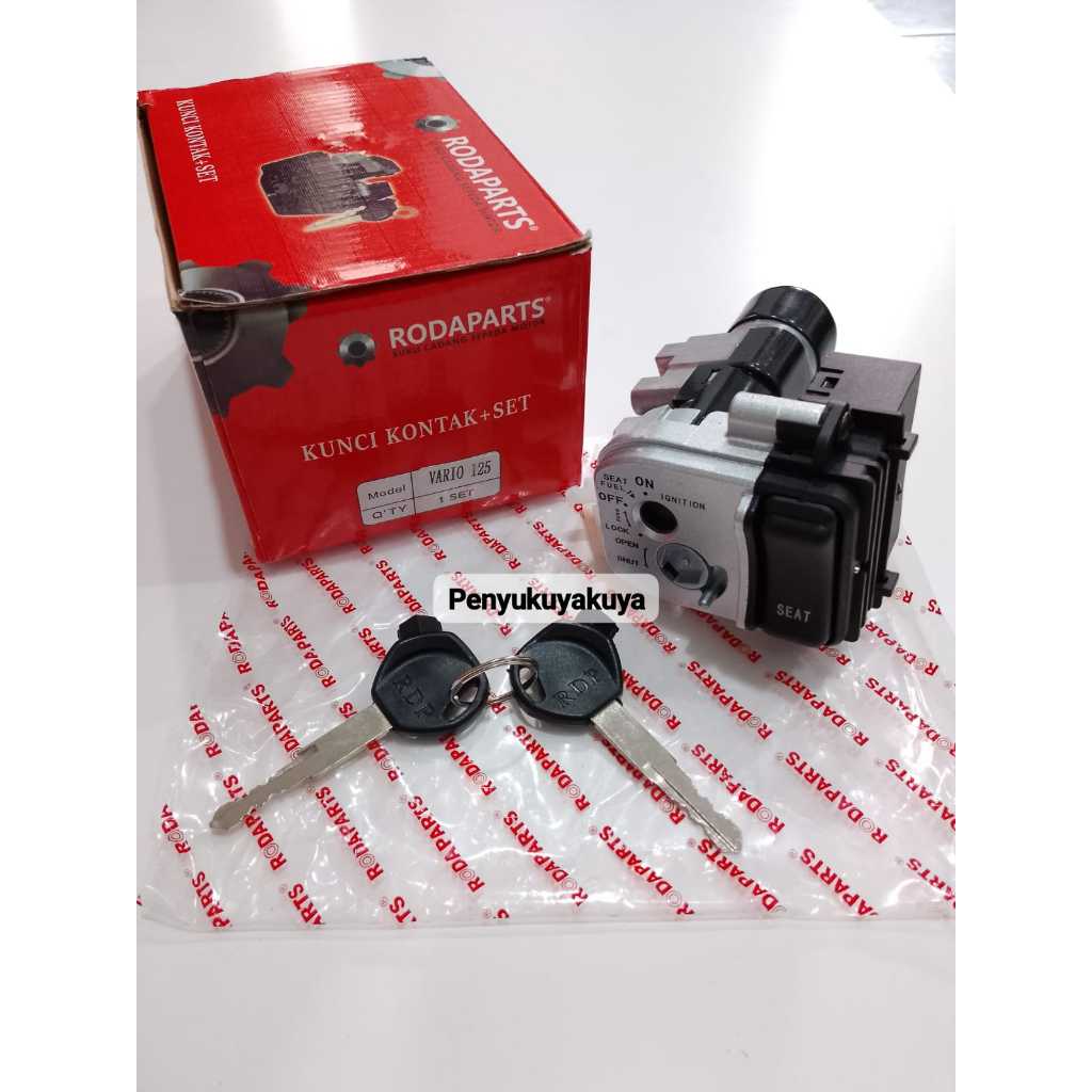KUNCI KONTAK ASSY VARIO 125 FI / VARIO 125 TECHNO KZR KEY SET MOTOR RODAPARTS