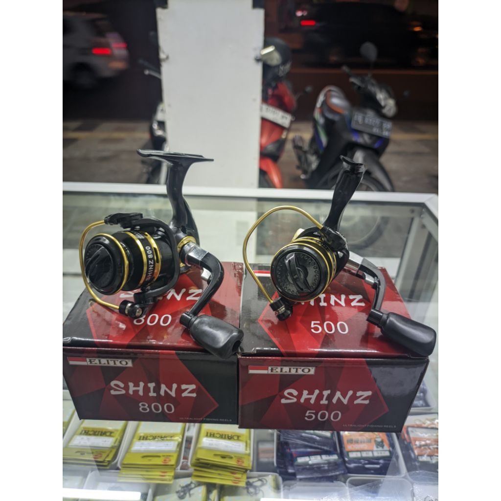 Reel Mini elito Shinz 500 800 reel pancing mini murah dan berkuaitas