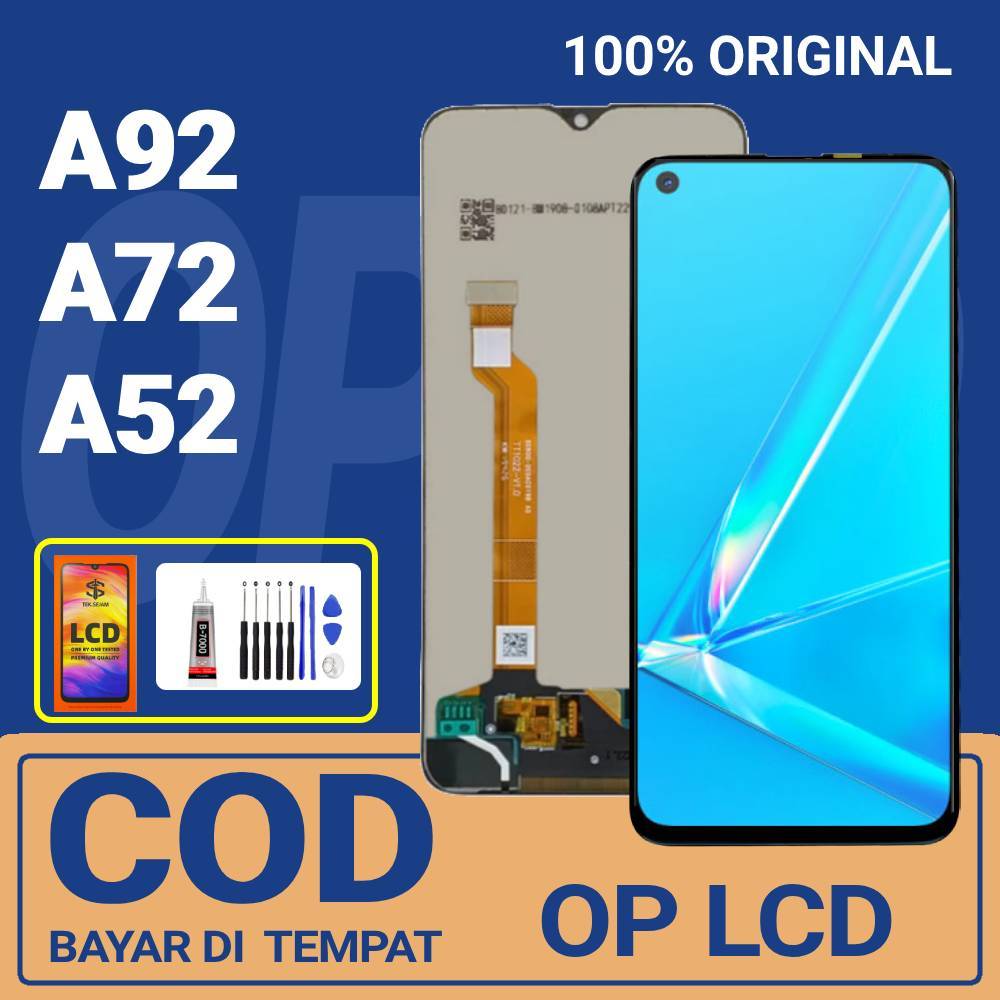 LCD TOUCHSCREEN OPPO A92 / A72 / A52 Original 100% fullset lcd oppo a92 ORI LAYAR sentuh HP