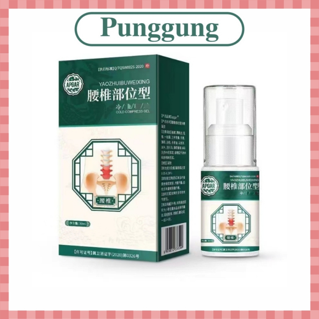 APGAR Spray Spine Joint Back Pain Cervical Disc Nyeri Lumbar Punggung Pinggang Cold Compress - VP031